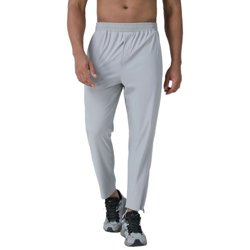 OEM ODM Custom Manufacturing Men's Fitness Pants Supplier: Asymmetric Design, Quick-Dry, Breathable for Outdoor, Gym & Running Activewear BrandsB115