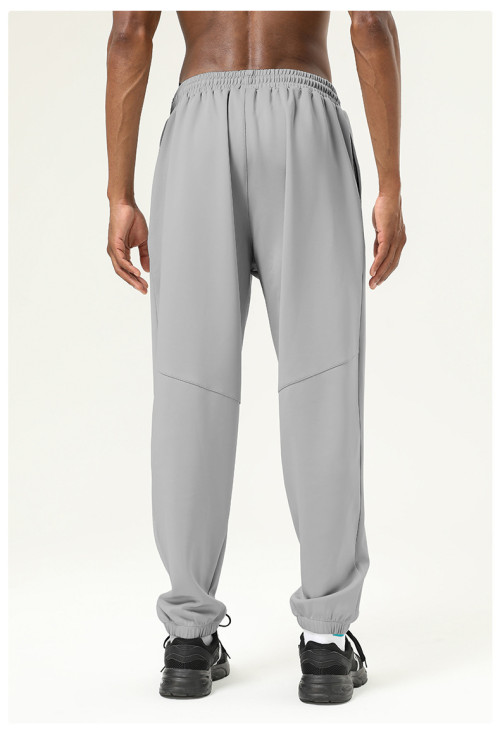 Men's Thick Warm Tapered Pants OEM ODM Wholesale Supplier for Fitness Running Training Activewear with Loose Fit High Waist, Custom Apparel ManufacturerB63