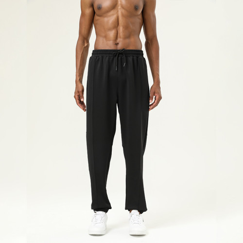 Men's Thick Warm Tapered Pants OEM ODM Wholesale Supplier for Fitness Running Training Activewear with Loose Fit High Waist, Custom Apparel ManufacturerB63