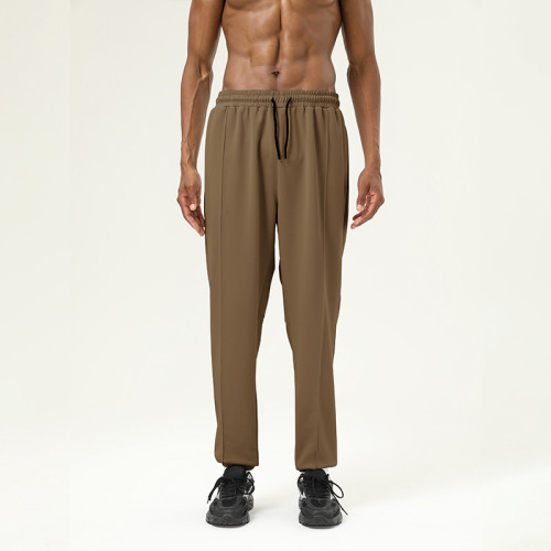 Men's Thick Warm Tapered Pants OEM ODM Wholesale Supplier for Fitness Running Training Activewear with Loose Fit High Waist, Custom Apparel ManufacturerB63