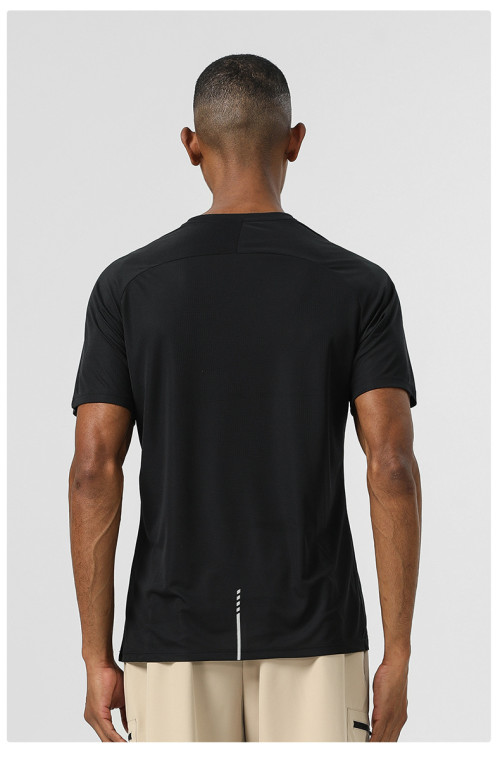 Running Training Short Sleeve T-Shirt OEM ODM Manufacturer | Wholesale Lightweight, Breathable, Reflective Quick-Dry Sportswear SupplyAL16889