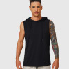 Men's Quick-Dry Hooded Sleeveless Tank Top Manufacturer for OEM ODM Wholesale Supply | Custom Fitness Running Activewear Apparel Production16833
