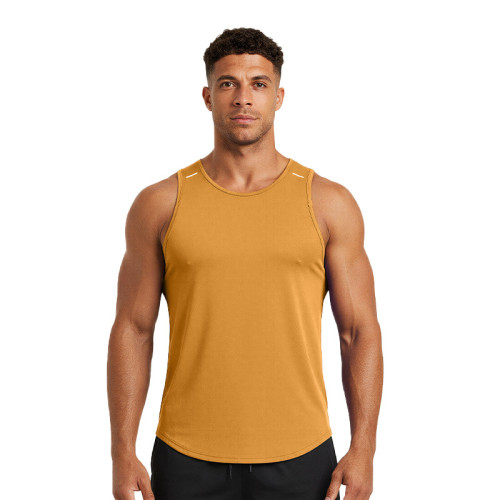 Men's Custom Sports Tank Top OEM ODM Manufacturer, Moisture-Wicking High-Elastic Breathable Fabric for Activewear & Fitness Brands Wholesale SupplyAL68185