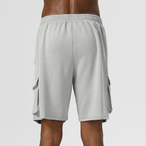 Men's Sports Shorts OEM/ODM Wholesale Supplier - Breathable Quick-Dry Lightweight Rayon for Running & Fitness Apparel Brands, Custom ManufacturingB77