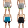Men's Marathon 3/4 Quick-Dry Running Shorts with Inner Liner & Phone Pocket | OEM ODM Wholesale Supplier of Fitness Sports Apparel for Brands & RetailersB01