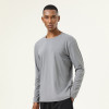 Men's Long Sleeve Running T-Shirt OEM ODM Wholesale Manufacturer for High-Elastic Thumbhole Fitness Training Wear Bulk Supply.AL16837