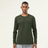 Men's Long Sleeve Running T-Shirt OEM ODM Wholesale Manufacturer for High-Elastic Thumbhole Fitness Training Wear Bulk Supply.AL16837