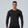 Men's Grid Fleece Compression Long Sleeve Top OEM/ODM Wholesale Supplier for Warm Breathable Fitness Activewear Brands.AL68131