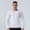 Men's Grid Fleece Compression Long Sleeve Top OEM/ODM Wholesale Supplier for Warm Breathable Fitness Activewear Brands.AL68131