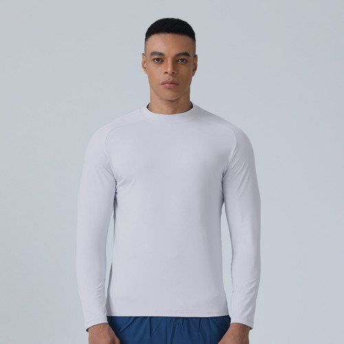 Long Sleeve Base Layer T-Shirt Custom OEM ODM Manufacturer: Men's Moisture-Wicking Sports & Activewear, Bulk Supply for Importers.AL68135
