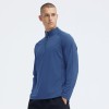 Men's Half-Zip Running Top Long Sleeve Quick-Dry Compression Stand Collar, OEM/ODM Sportswear Manufacturer & Wholesale Supplier for Gym Training Wear Brands