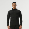 Men's Running Long Sleeve Top Wholesale Private Label Supplier for Stand Collar Half-Zip High-Elastic Nylon Sportswear Contract ManufacturingAL16883