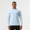 Men's Running Long Sleeve Top Wholesale Private Label Supplier for Stand Collar Half-Zip High-Elastic Nylon Sportswear Contract ManufacturingAL16883