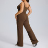 Plus Size Straight-Leg Yoga Set | OEM ODM Activewear Manufacturer & Wholesale Supplier for Women's High-Stretch, Quick-Dry Gym & Outdoor Fitness WearF244-245plus