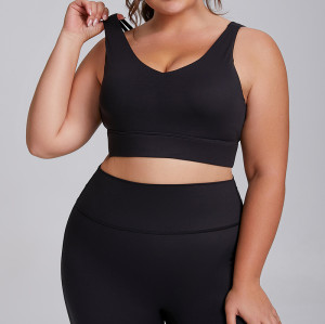 Custom Plus Size Sports Bra Manufacturing - OEM/ODM High Support Activewear Bra for Fitness, Running, & Athleisure - Factory Direct WholesaleF208
