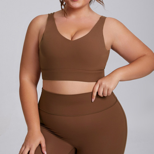 Custom Plus Size Sports Bra Manufacturing - OEM/ODM High Support Activewear Bra for Fitness, Running, & Athleisure - Factory Direct WholesaleF208