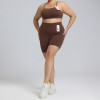 Plus Size Lycra Yoga Set OEM ODM Wholesale Manufacturer - High-Stretch Breathable Brushed Activewear for Women's Brands, Global Bulk SupplyF231-232