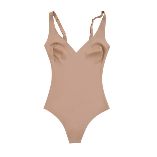 Seamless Shapewear Bodysuit OEM ODM Wholesale Supplier with Adjustable Straps & Tummy Control for Brands, Importers & Distributors - Factory Direct ManufacturingMT000637