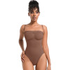Seamless Body Shaper Bodysuit Manufacturer Private Label – Detachable Straps, Boyleg & Thong Styles, Waist Cincher Tube Top for Custom Apparel Production.MT000453