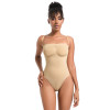 Seamless Body Shaper Bodysuit Manufacturer Private Label – Detachable Straps, Boyleg & Thong Styles, Waist Cincher Tube Top for Custom Apparel Production.MT000453