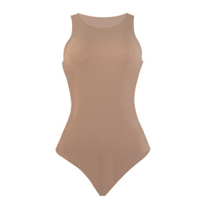 Seamless Sleeveless Bodysuit Private Label OEM ODM Manufacturer & Wholesaler | Shapewear for Activewear, Gym, Fashion | Global Contract Manufacturing & Sourcing ServicesMT000302