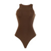 Seamless Sleeveless Bodysuit Private Label OEM ODM Manufacturer & Wholesaler | Shapewear for Activewear, Gym, Fashion | Global Contract Manufacturing & Sourcing ServicesMT000302