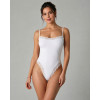 Nude-Feel Lace Trim Bodysuit Shapewear OEM/ODM Manufacturer | Custom Cami Style Bodysuits for Brands, Wholesale & Private Label Production.MT000683