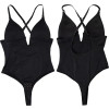 Slim Fit Deep V Body Shaper OEM ODM Supplier for Lingerie & Bodyshape Wear Brands, Custom Tummy Control Thong Back Design for Wholesale Production.MT000111B