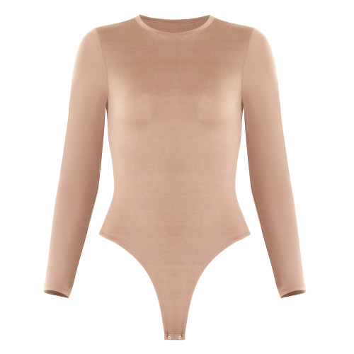 Custom Bodysuit Shapewear Manufacturer - Private Label Double Layer Nylon Long Length Slim Fit Waist Support Body Shaper for Wholesalers & Retailers; OEM/ODM Bulk Supply.MT000328