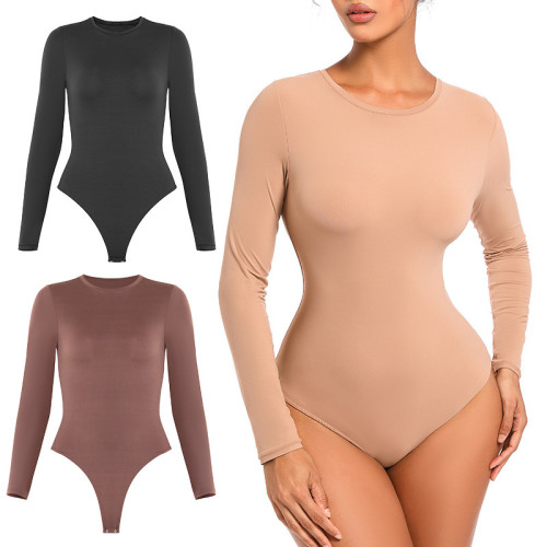 Custom Bodysuit Shapewear Manufacturer - Private Label Double Layer Nylon Long Length Slim Fit Waist Support Body Shaper for Wholesalers & Retailers; OEM/ODM Bulk Supply.MT000328
