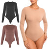 Custom Bodysuit Shapewear Manufacturer - Private Label Double Layer Nylon Long Length Slim Fit Waist Support Body Shaper for Wholesalers & Retailers; OEM/ODM Bulk Supply.MT000328