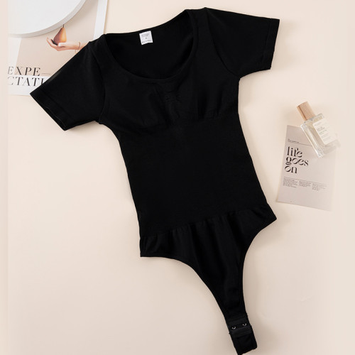 Sculpting Waist Trainer ODM & Wholesale Supplier | Ribbed Tummy Control Full Bodysuit | Custom Apparel Manufacturing for Global Distributors & Brands3030#