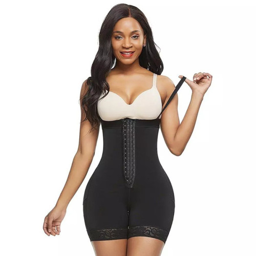 Plus Size Sculpting Bodysuit Manufacturer & OEM Supplier | Detachable Tummy Control Waist Trainer & Body Shaper for Bulk OrdersM1073