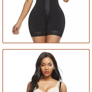 Plus Size Sculpting Bodysuit Manufacturer & OEM Supplier | Detachable Tummy Control Waist Trainer & Body Shaper for Bulk OrdersM1073