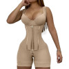 Plus Size Full Body Shapewear Bodysuit OEM ODM Wholesale Manufacturer | Firm Control, Tummy & Butt Lift, Hook-and-Eye Zipper Custom Private Label Production for Apparel BrandsQW0014