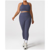 Plus Size Sportswear OEM/ODM Supplier: Private Label Yoga Outfits & Gym Wear for Curvy Women, Factory Direct Manufacturing for Importers & DistributorsP02502