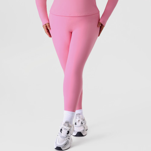 High-Waist Yoga Pants OEM ODM Factory Direct | Plus Size Tummy Control 7/8 Length for Activewear Brands | Bulk Supply & Private Label ManufacturingP02519-K