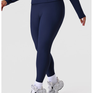 High-Waist Yoga Pants OEM ODM Factory Direct | Plus Size Tummy Control 7/8 Length for Activewear Brands | Bulk Supply & Private Label ManufacturingP02519-K