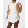 Wholesale Plus Size Activewear Tank Top Supplier | Custom Hip Coverage Yoga Tops Manufacturing for Brands & Retailers | ODM/OEM Fitness ApparelP02515