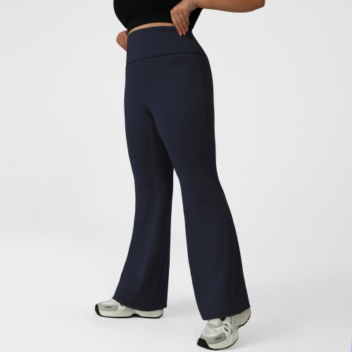 Quick-Dry Plus Size High-Waist Wide-Leg Yoga Pants Wholesale – Global OEM/ODM Supplier for Butt-Lift Tummy Control Activewear & Gym WearP02506