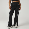 OEM ODM Manufacturer: High-Waist Plus Size Casual Flared Pants, Custom Color Block Slimming Workout & Yoga Activewear for Brands & WholesalersP02508