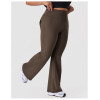 Plus Size Bootcut Yoga Pants OEM ODM Manufacturer & Wholesale Supplier for High-Waist Peach Lift Activewear with Pockets, Custom Bulk ProductionP02516