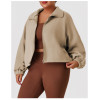 Plus Size Loose Fit Polar Fleece Jacket OEM ODM Wholesale Manufacturer for Outdoor Cycling Training & Casual Sportswear, Apparel Supplier for Private Label Bulk Orders.P02522