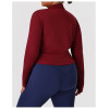 ODM Plus Size Activewear Jackets Supplier – Women's Slim Fit Tummy Control Cycling Gym Outerwear for Importers, Retailers & Private Label Sportswear Lines.P02523