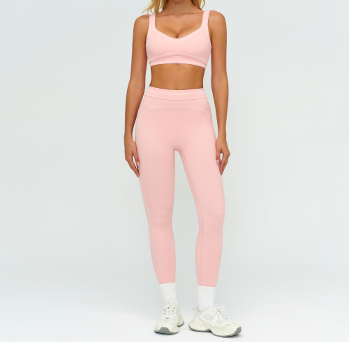 Luxury Double-Strap Yoga Set for Women | Sports & Fitness Running Set