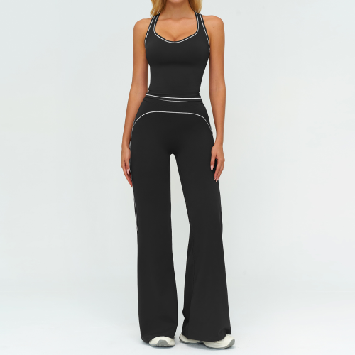 Brushed Luxury Double-Strap Yoga Set | Premium Sports & Fitness Set