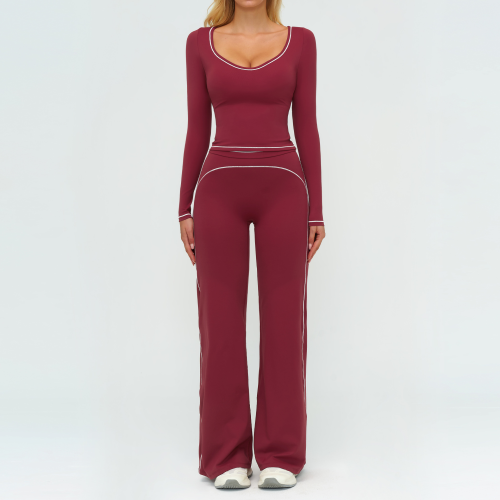 Brushed Double-Strap Yoga Set | Elevated Women’s Activewear