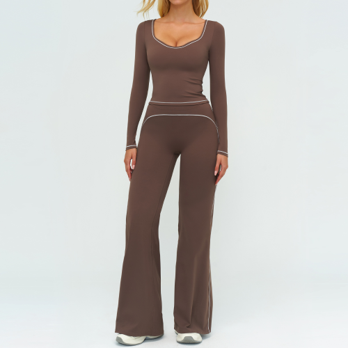 Brushed Double-Strap Yoga Set | Elevated Women’s Activewear