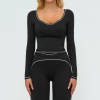 Long-Sleeve Sculpting Active Top