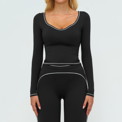 Long-Sleeve Sculpting Active Top